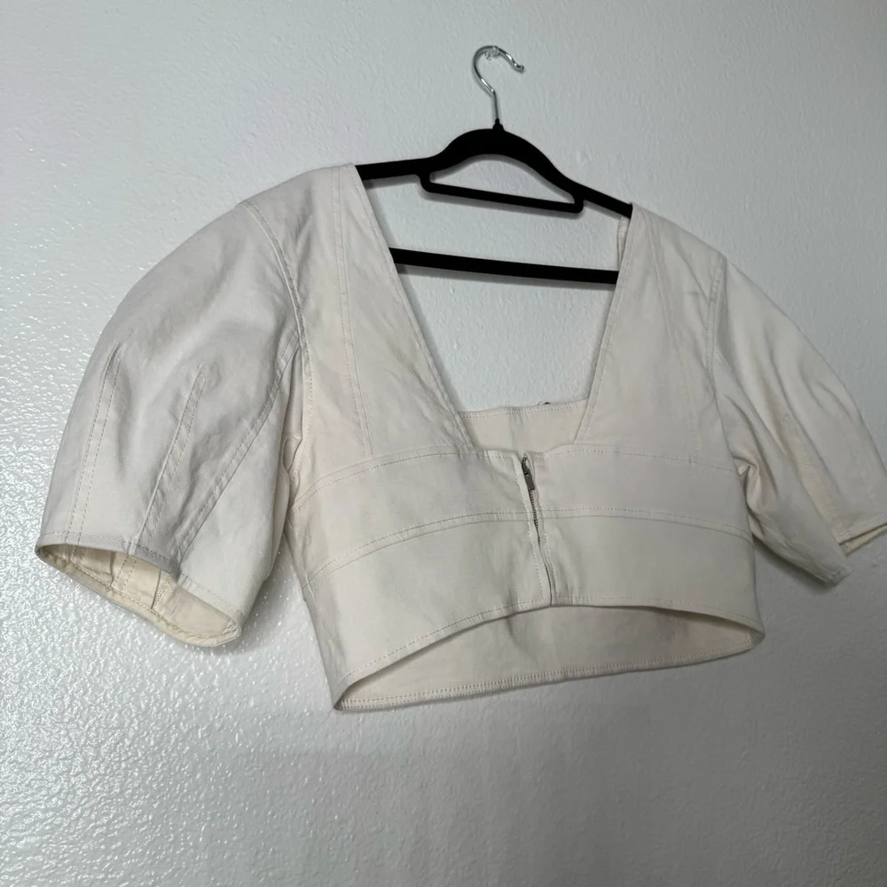 A.L.C. Linen Blend Gianna Top size 12